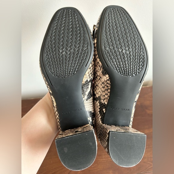 Cole Haan Snakeskin Bow Heels - Picture 3 of 4
